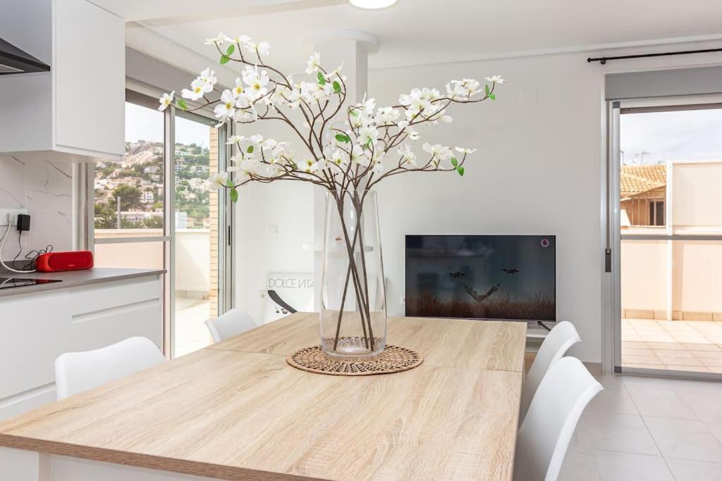 דירות Peñíscola Atico Con Terraza Y Piscina מראה חיצוני תמונה